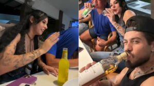 Zé Felipe, Ana Castela e Leonardo (Foto: Instagram)