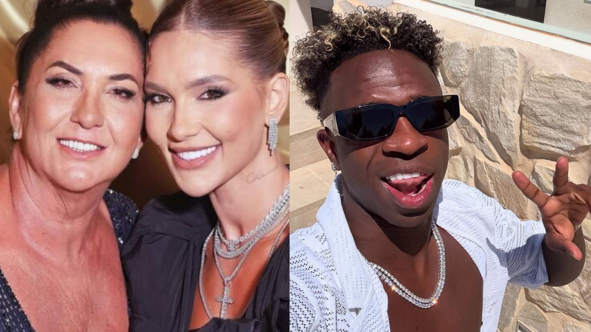 Margareth Serrão, Virginia e Vini Jr (Foto: Instagram)