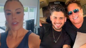 Poliana Rocha, Zé Felipe e Leonardo (Foto: Instagram)
