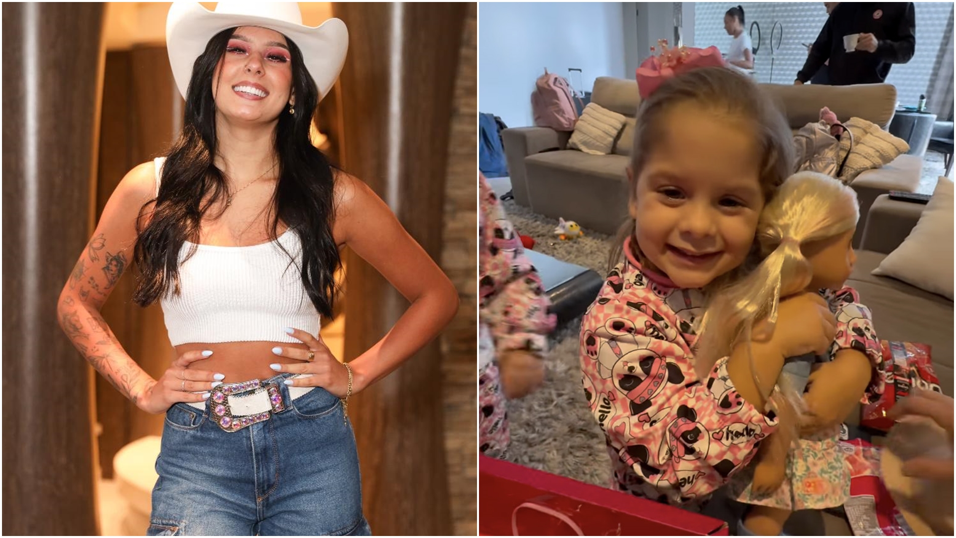 Ana Castela e Maria Flor (Foto; Instagram)