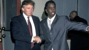 Trump e P. Diddy (Foto: Redes Sociais)