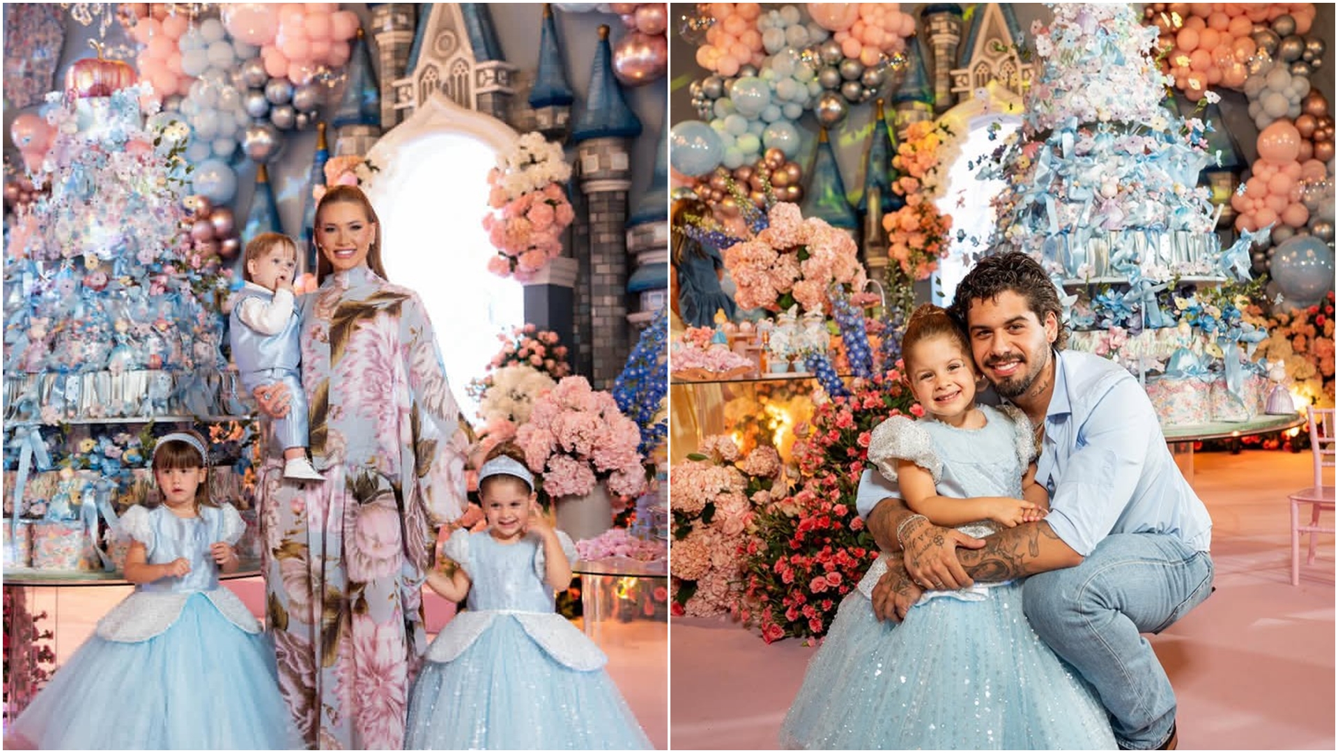Virginia, Zé Felipe e filhos (Foto: Instagram)