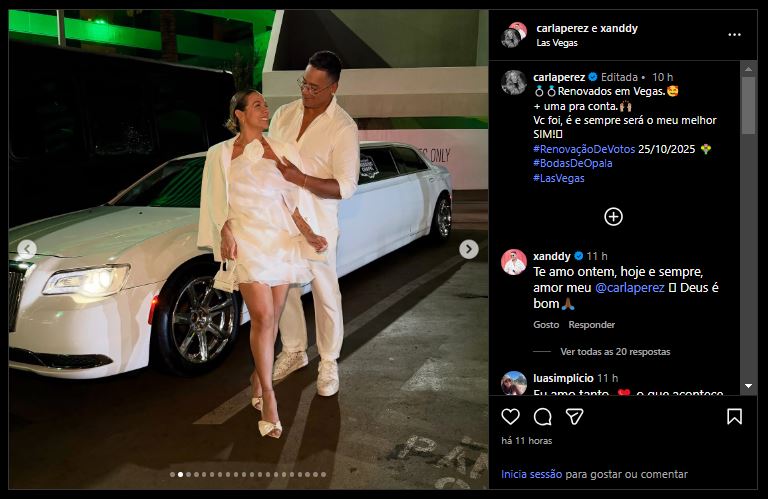 Xanddy e Carla Perez (Foto: Instagram)