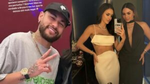 Neymar, Bruna Biancardi e Gabily (Foto: Instagram)
