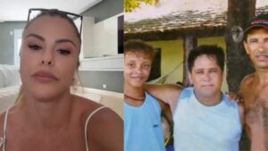 Poliana Rocha, Leonardo e suposto filho (Foto: Instagram)