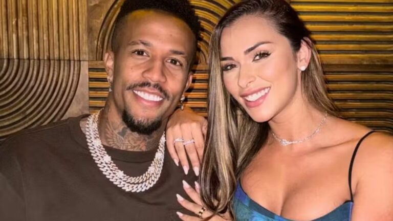 Éder Militão e Tainá Castro (Foto: Instagram)