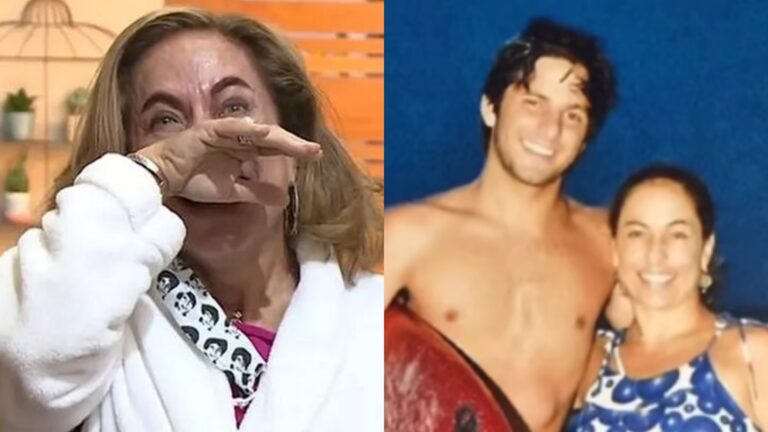 Apresentadora e seu filho Rafael (Foto: Instagram)