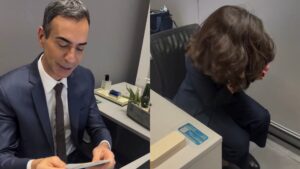 Tralli e Renata Vasconcellos (Foto: Instagram)