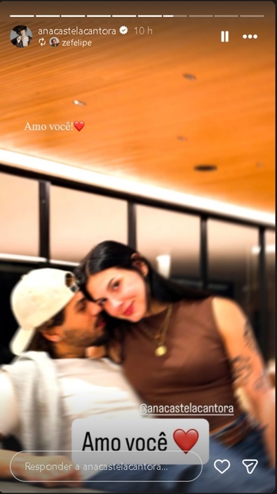 Ana Castela e Zé Felipe (Foto: Instagram)