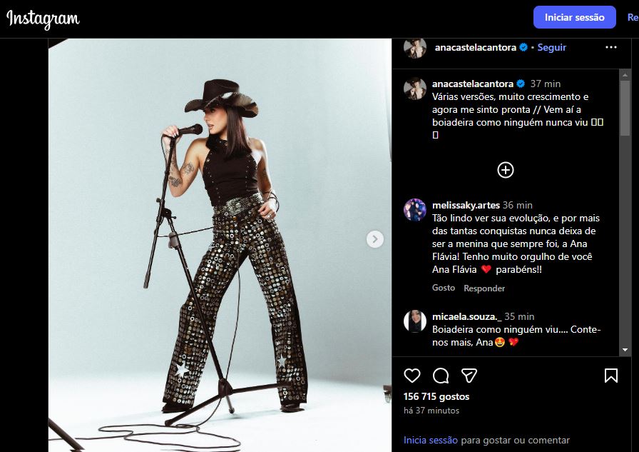 Ana Castela (Foto: Instagram)