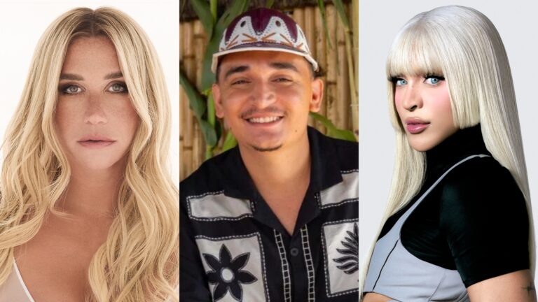 Kesha, Joao Gomes e Pabllo Vittar (Foto: CarnaUOL/ @gabrielrenne)