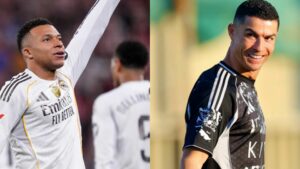 Mbappé e Cristiano Ronaldo (Foto: Instagram)