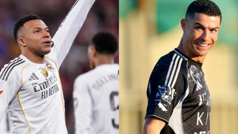 Mbappé e Cristiano Ronaldo (Foto: Instagram)