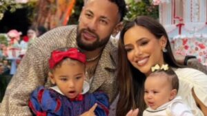 Neymar, Bruna Biancardi e filhas (Foto: Instagram)