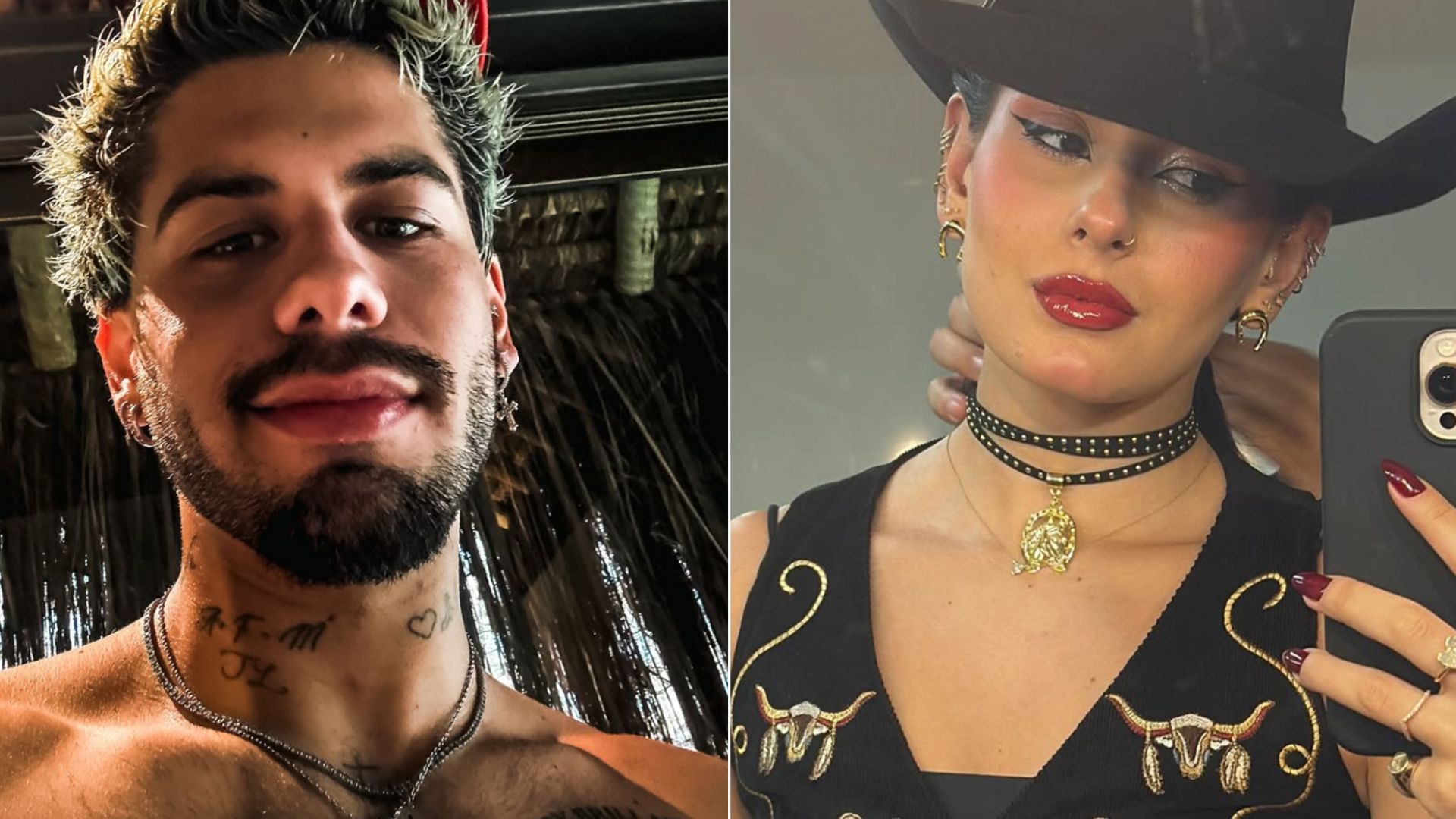 Zé Felipe e Ana Castela (Foto: Instagram)