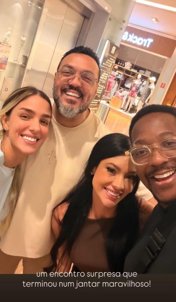 Belo, Rayane Figliuzzi, Mumuzinho, Thainá Fernandes (Foto: Instagram)