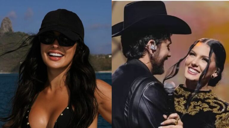 Larissa Santos, Gustavo Mioto e Ana Castela (Foto: Instagram)