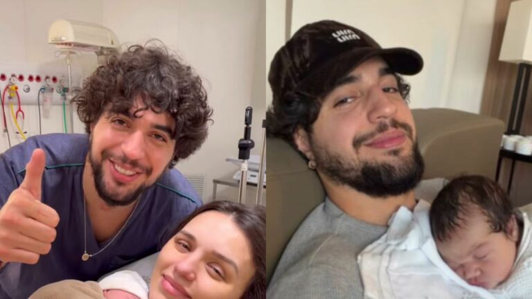 Nattan, Rafa Kalimann e a filha (Foto: Instagram)