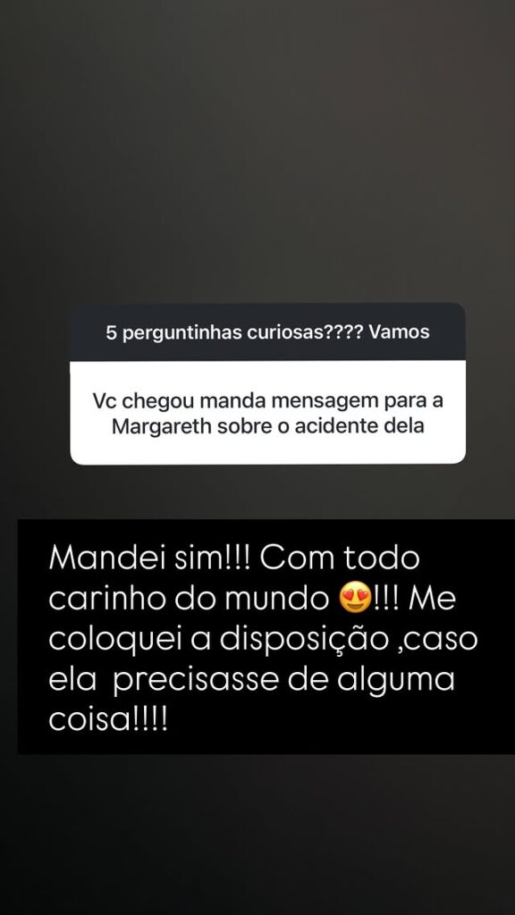 Story de Poliana Rocha (Foto Instagram)