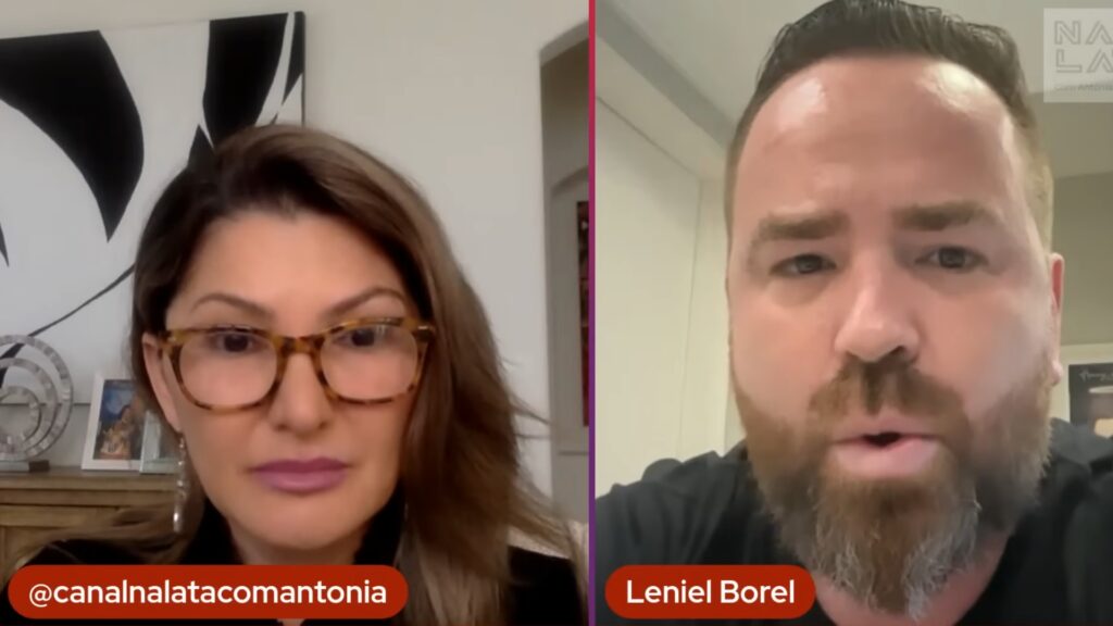 Antonia Fontenelle e Leniel Borel (Foto: Youtube)