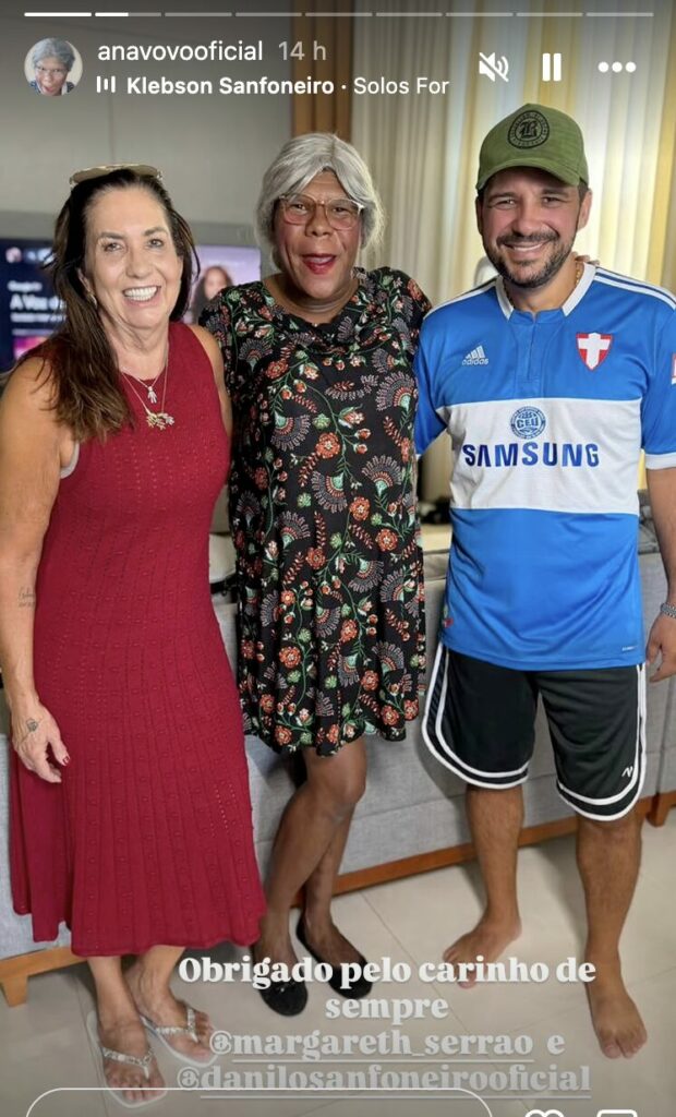 Margareth e Danilo (Foto: Instagram/ anavovooficial)