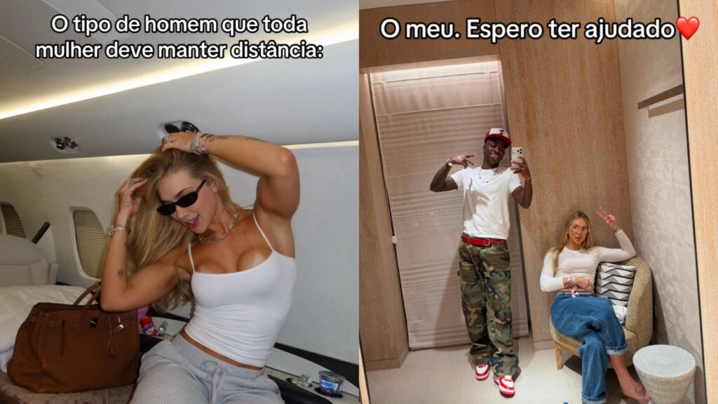 Virginia Fonseca e Vini Jr (Foto: Tiktok)