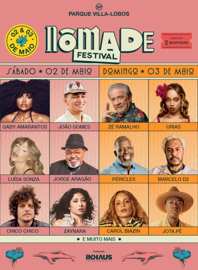 Lineup do Nômade Festival (Foto: Instagram)