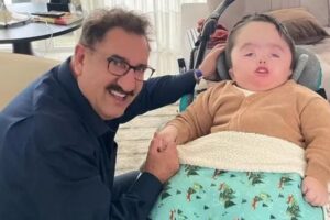 Ratinho e o neto Noah (Foto: Instagram)