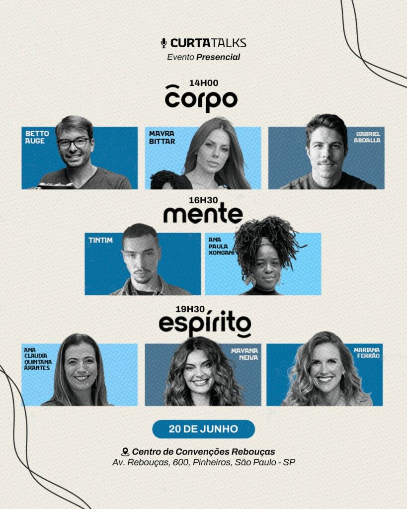 Curta Talks (Foto: Divulgação)