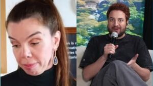 Penelope Nova e Felipe Reis (Foto: Youtube)