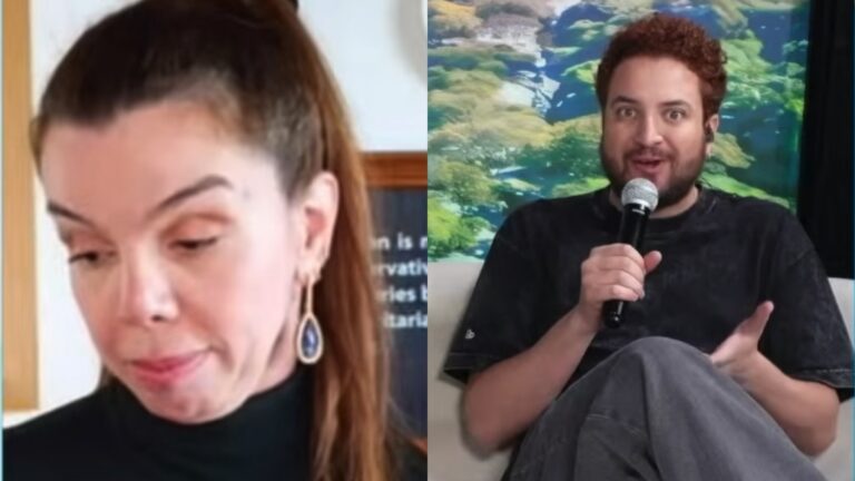Penelope Nova e Felipe Reis (Foto: Youtube)