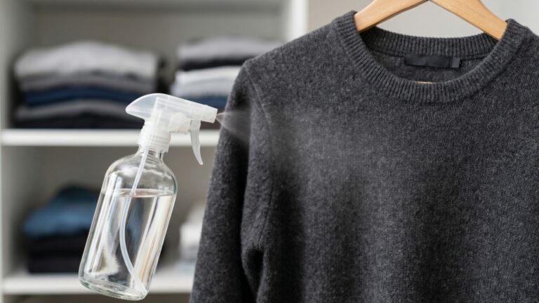 Borrifador para tirar mau cheiro de roupas (Foto: IA)