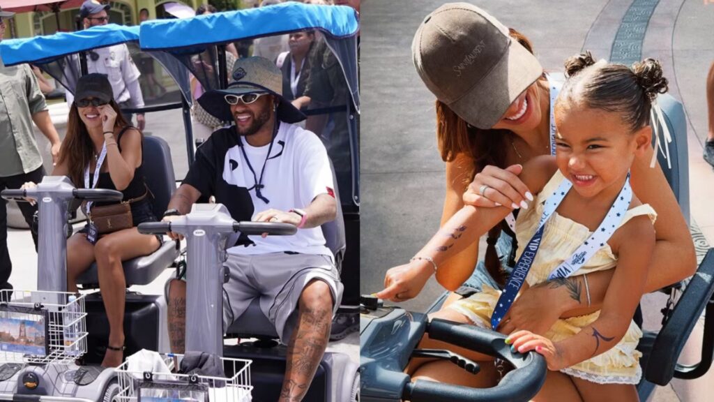 Bruna Biancardi, Neymar e filhas (Foto: Instagram)