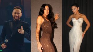 Neymar, Ana Castela e Mileide Mihaile (Foto: Instagram)