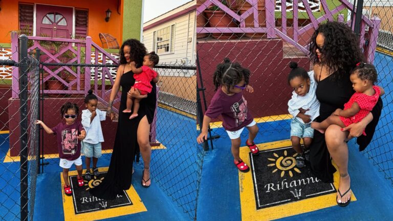 Rihanna visita Barbados (Foto: Instagram)