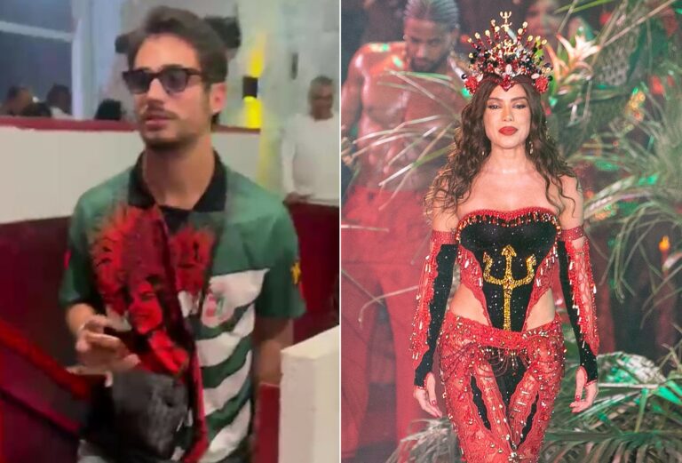 Danilo Mesquita e Anitta na Grande Rio (Foto: Youtube)