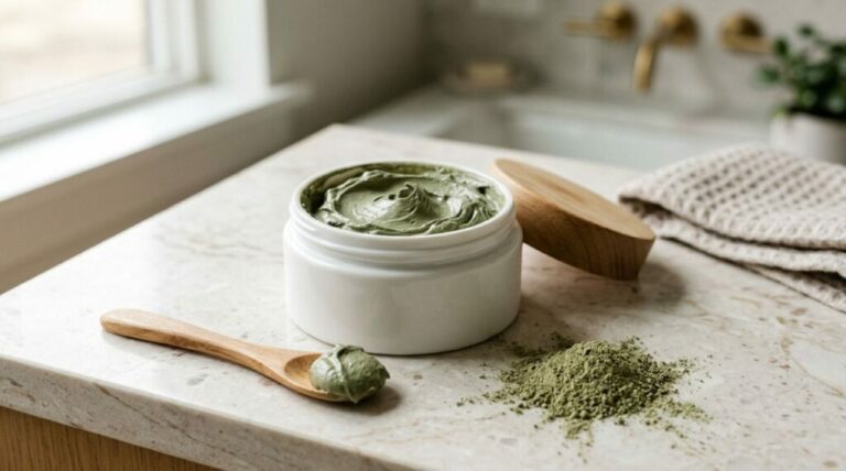 Máscara de argila verde (Foto: IA)