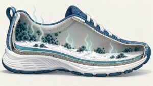 Truque com bicarbonato promete eliminar o chulé dos sapatos (Foto: IA)